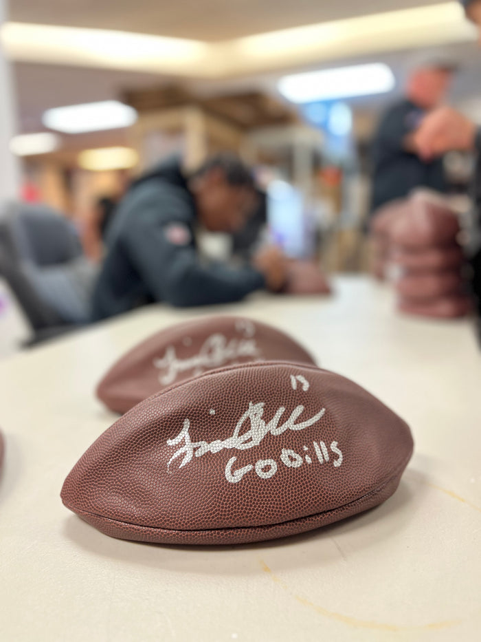Skyler Bell Signed Wilson Replica Football with "Go Bills"
