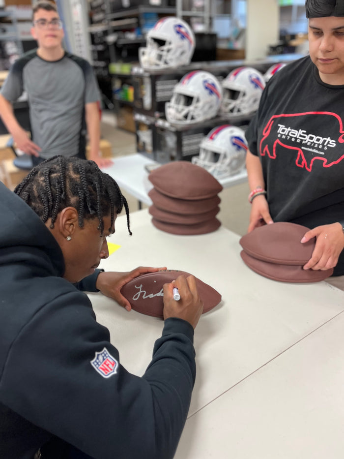 Skyler Bell Signed Wilson Replica Football