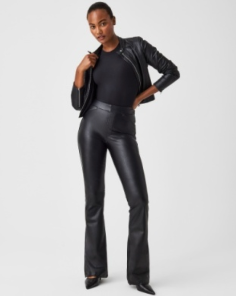 SPANX Leather-Like Flare