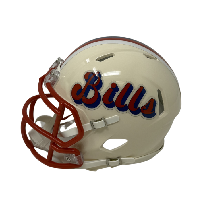 Stevie Johnson Signed Buffalo Bills Retro Speed Mini Helmet