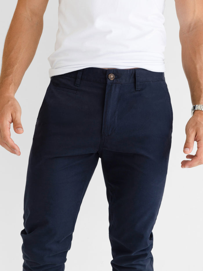 Stretch Chinos - Navy