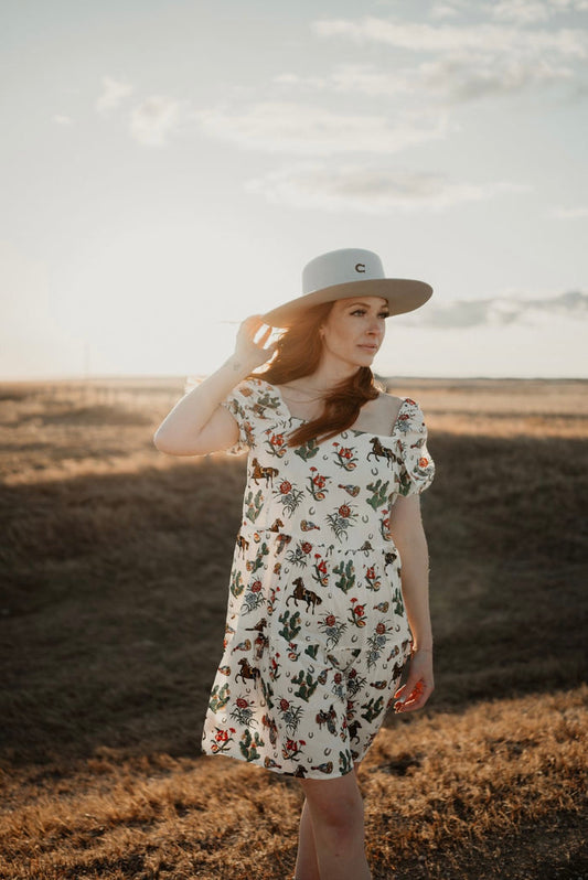 Tasha Polizzi 'giddy up' Dress