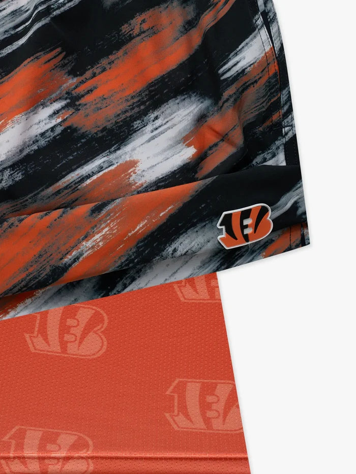 The Color Blitz Bengals 5.5" (Classic Lined Swim Trunk) - Image 3 - Chubbies Shorts