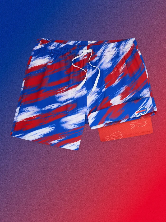 The Color Blitz Bills 5.5" (Classic Lined Swim Trunk) - Image 1 - Chubbies Shorts