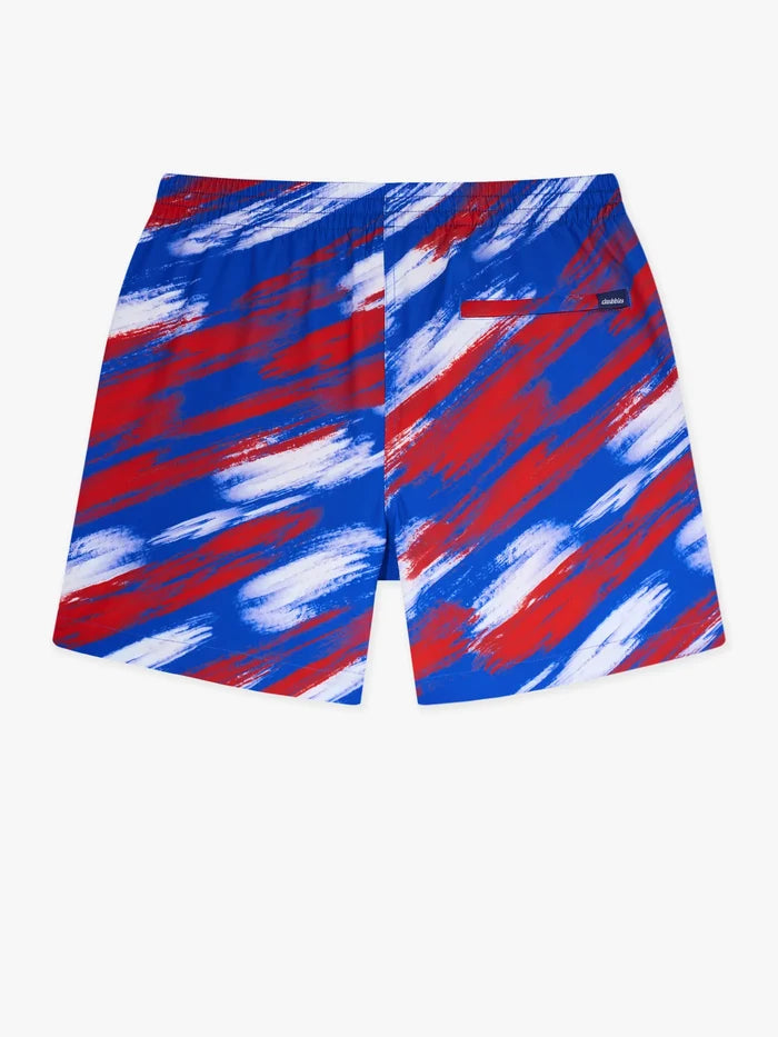 The Color Blitz Bills 5.5" (Classic Lined Swim Trunk) - Image 2 - Chubbies Shorts