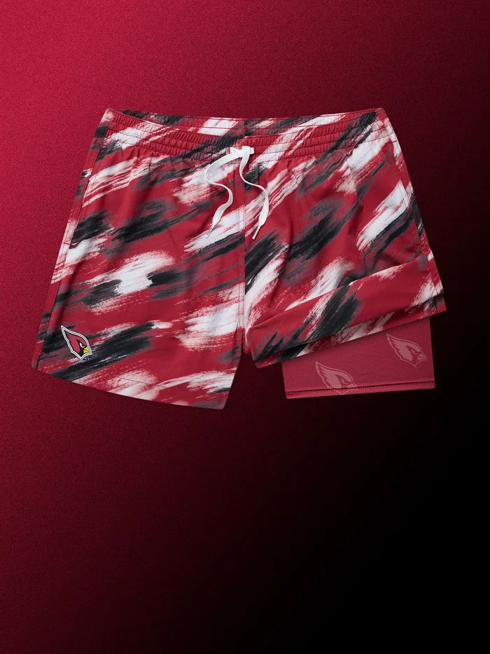 The Color Blitz Cardinals 5.5" (Classic Lined Swim Trunk) - Image 1 - Chubbies Shorts