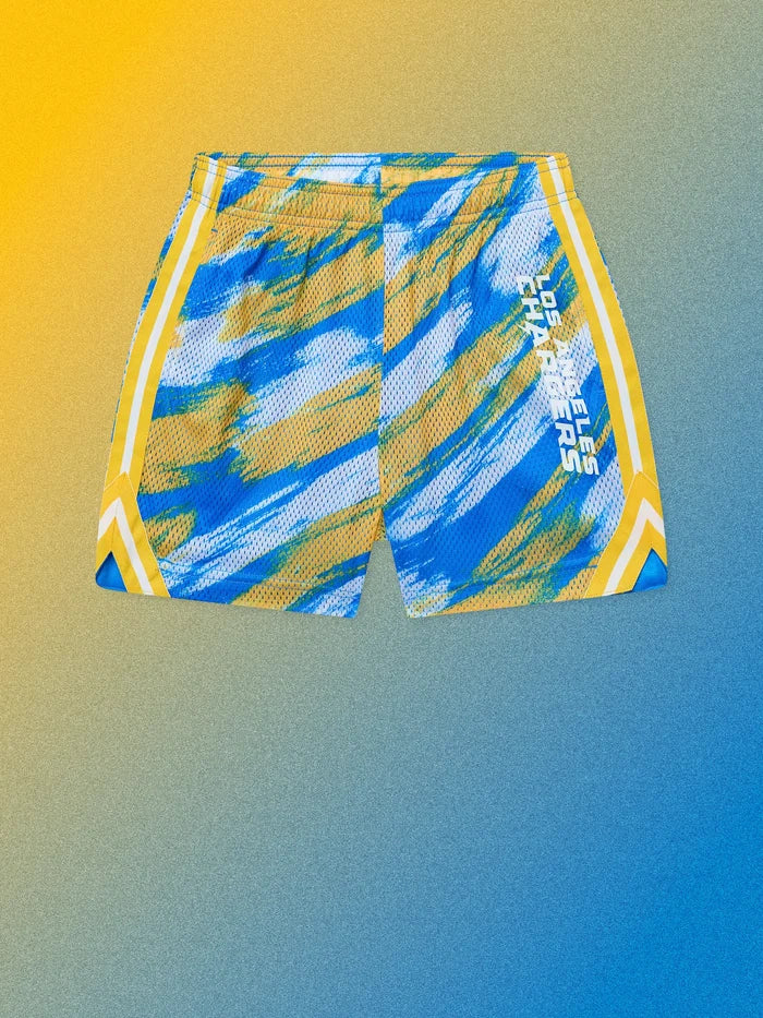 The Color Blitz Chargers (Boys Mesh Shorts) - Image 1 - Chubbies Shorts