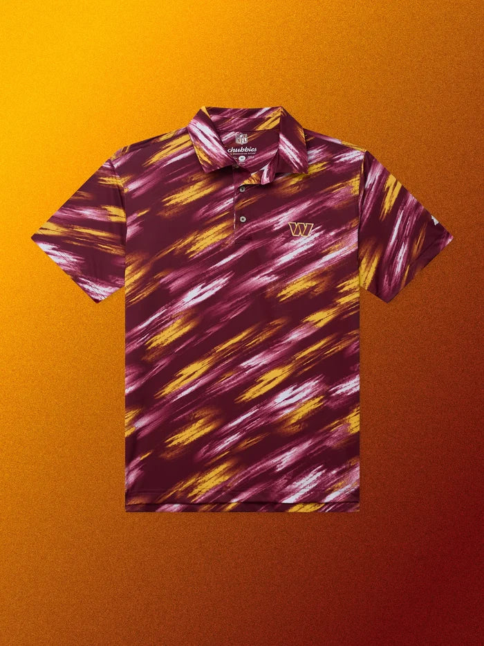 The Color Blitz Commanders (Polo) - Image 1 - Chubbies Shorts