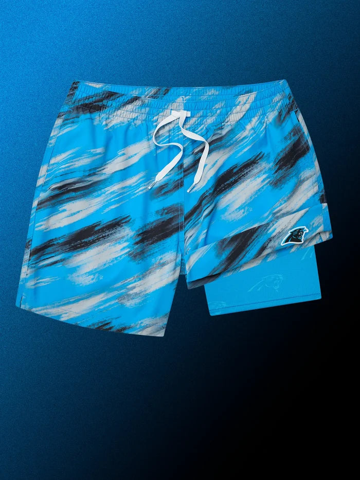 The Color Blitz Panthers 5.5" (Classic Lined Swim Trunk) - Image 1 - Chubbies Shorts