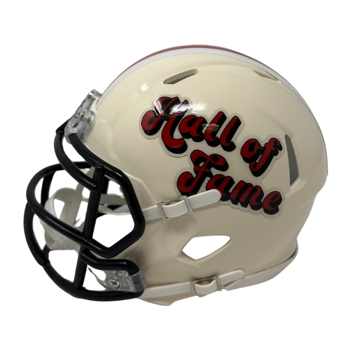 Thurman Thomas Signed Hall of Fame Retro Speed Mini Helmet