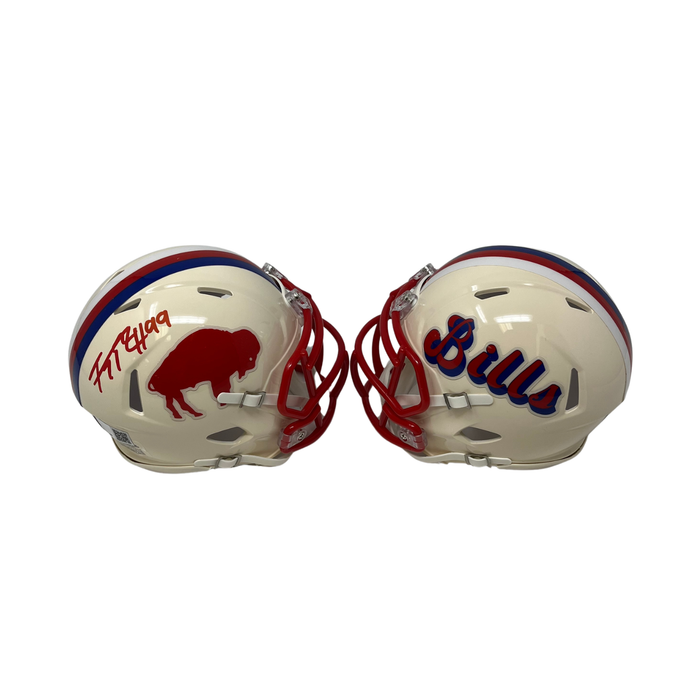 TJ Parker Signed Buffalo Bills Retro Speed Mini Helmet