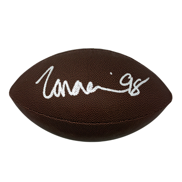 TJ Sanders Signed Wilson Replica Football