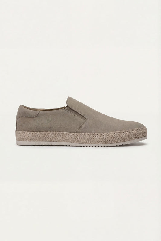 Valeno Suede City Loafers Khaki