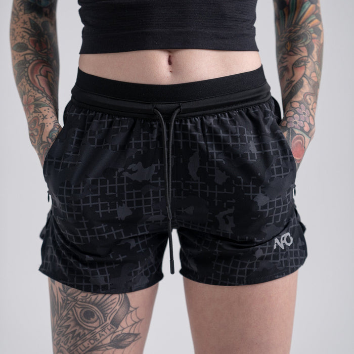 Women's Covert Sprint Shorts - Blacksite URBN Cam