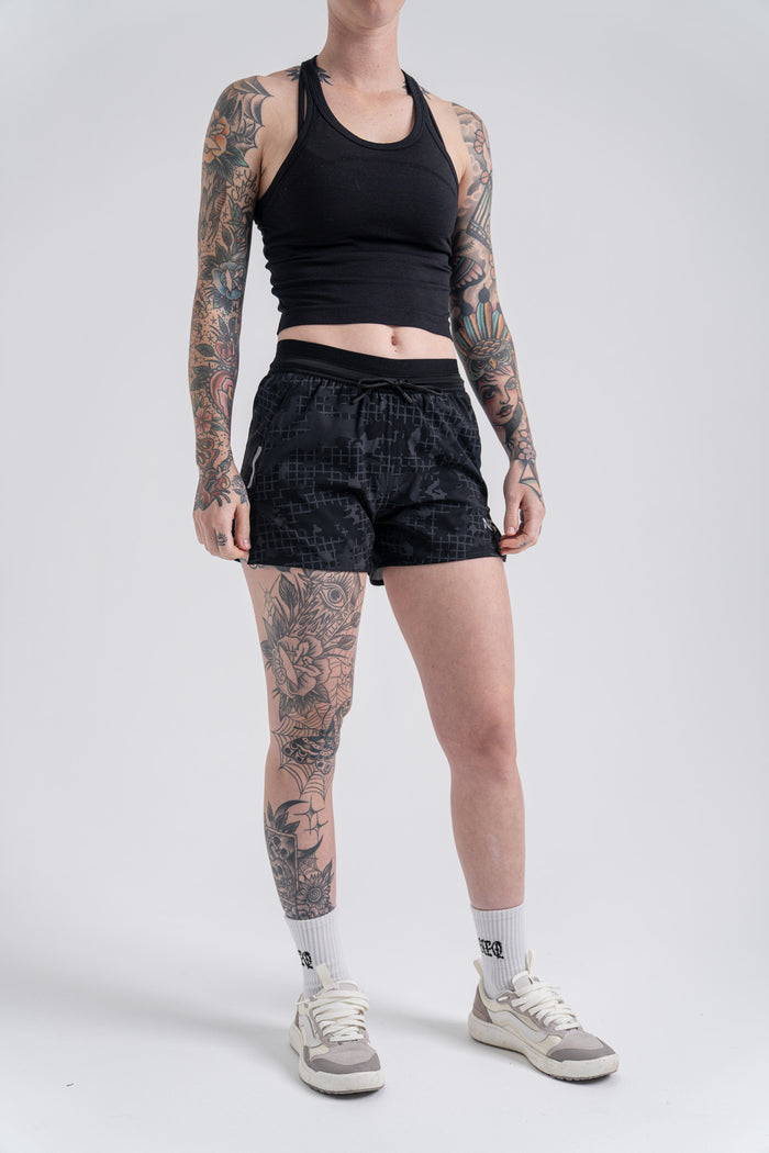 Women's Covert Sprint Shorts - Blacksite URBN Cam