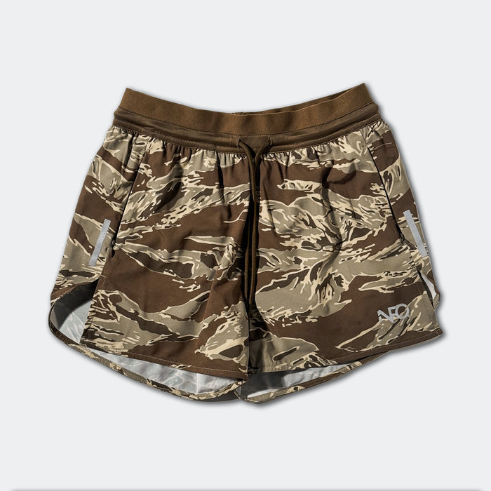 Women's Covert Sprint Shorts - Desert Tigerstripe