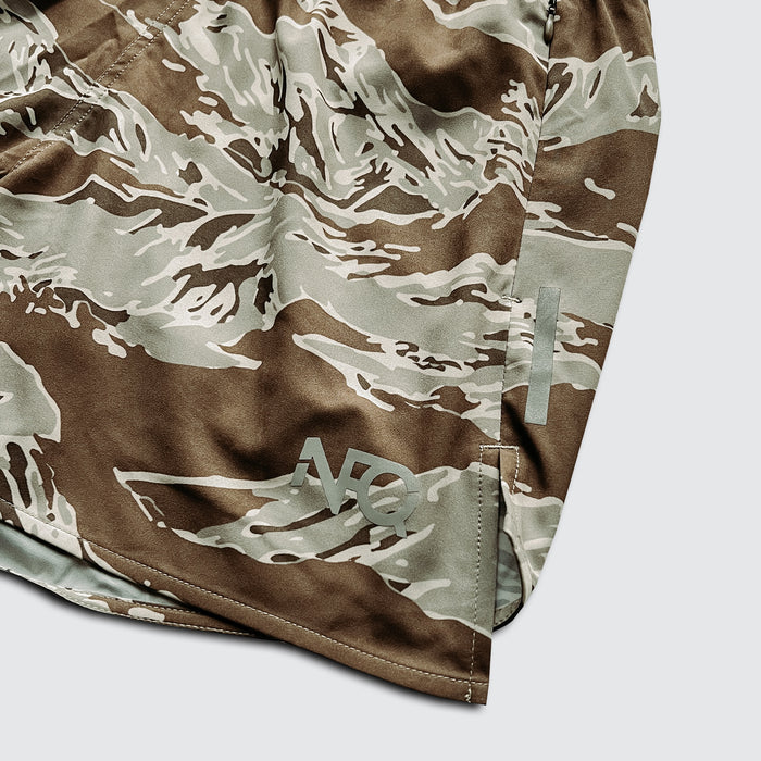 Women's Covert Sprint Shorts - Desert Tigerstripe