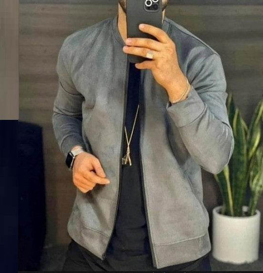 Woolen Gray Jacket for Men - Dubai Offers Today