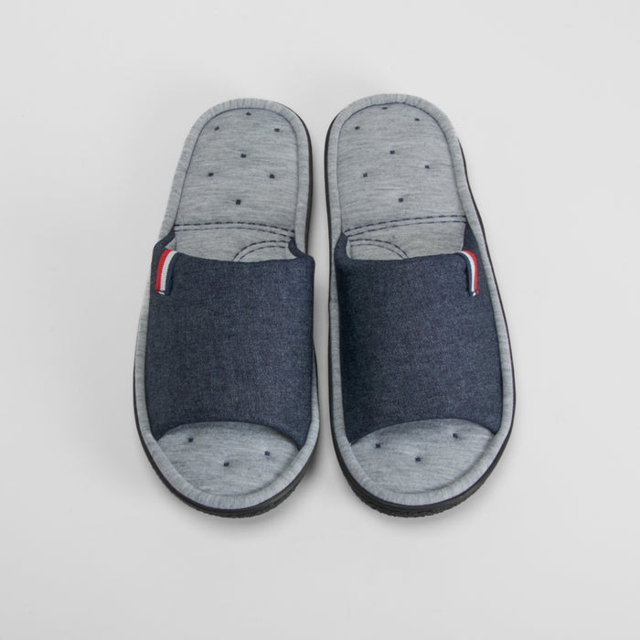 Zapatilla casa acolchada denim OLYNE