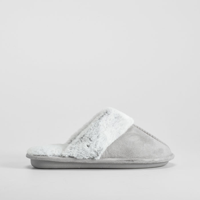Zapatilla casa pelo gris OLYNE