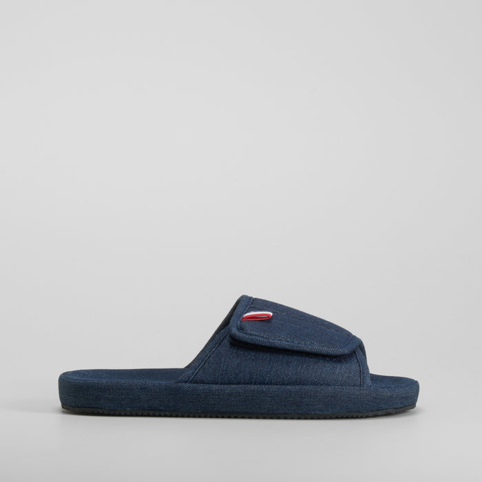 Zapatilla casa peptoe velcro denim OLYNE
