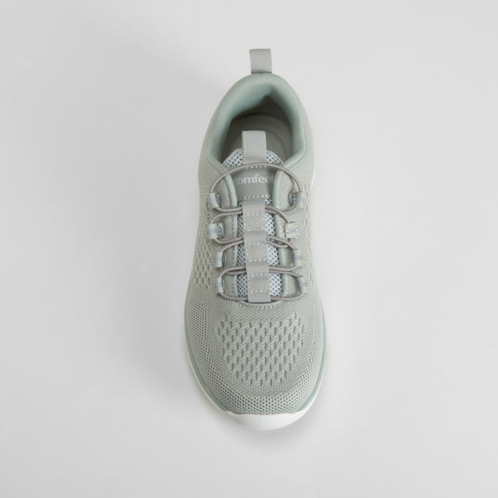 Zapatilla deportiva walking verde claro COMFEET