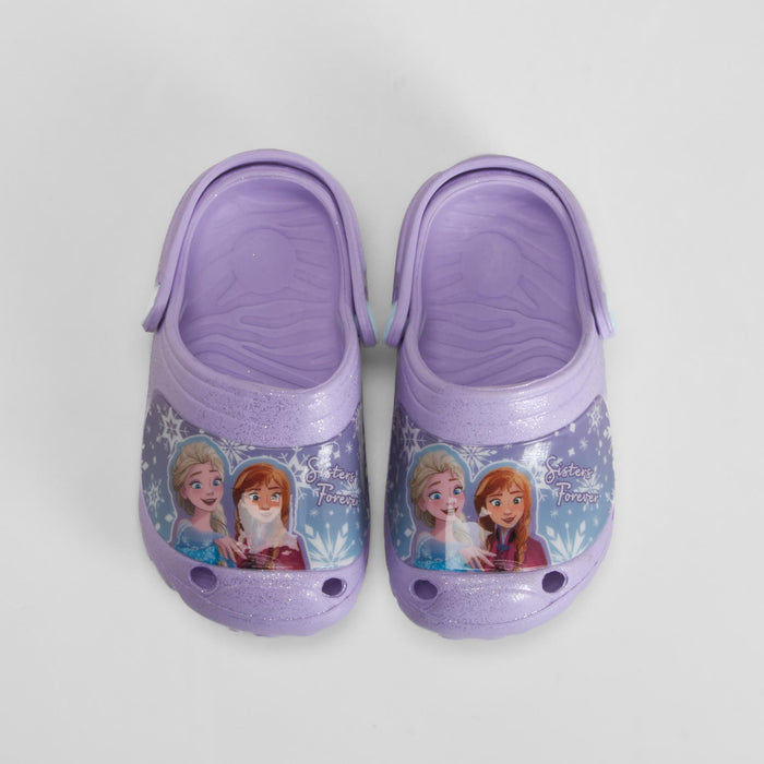 Zueco de playa morada FROZEN