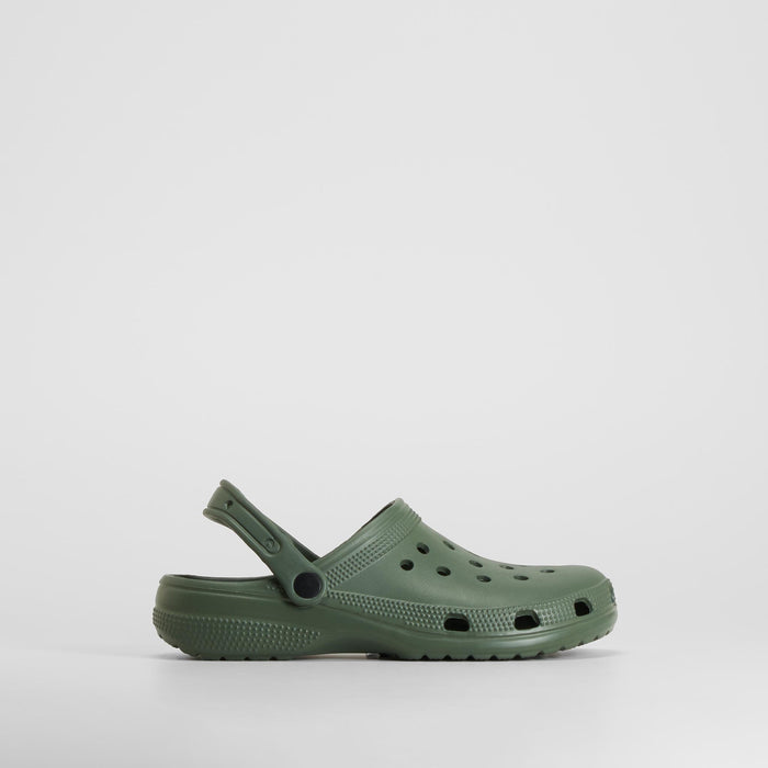 Zueco de playa verde kaki COCONUT