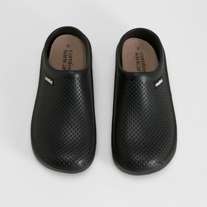 Zueco enfermera negro COMFEET SANICARE